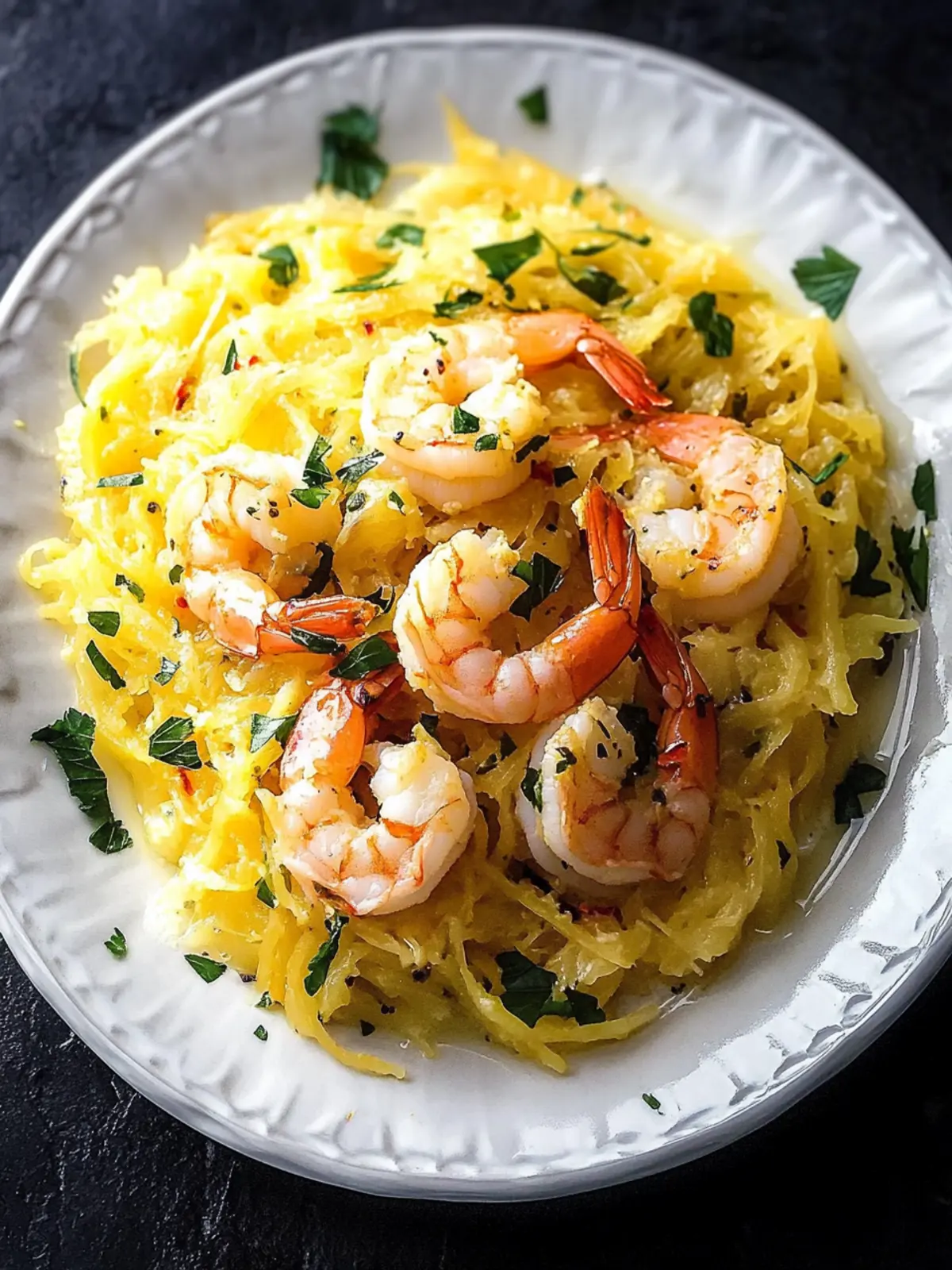 Keto Coconut Curry Spaghetti Squash with Shrimp Brings Takeout Flavor Fast
