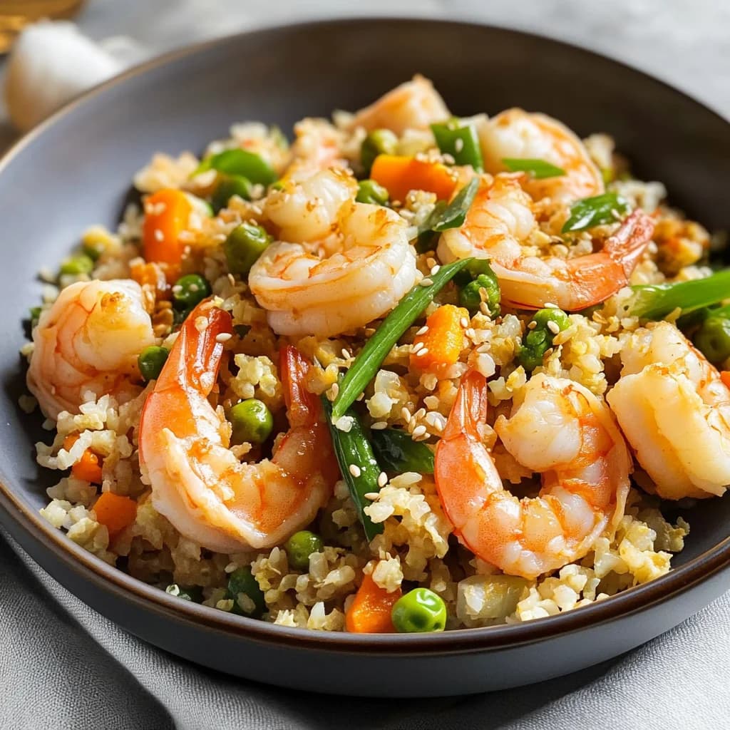 Keto shrimp fried rice delivers takeout flavor in 10 minutes