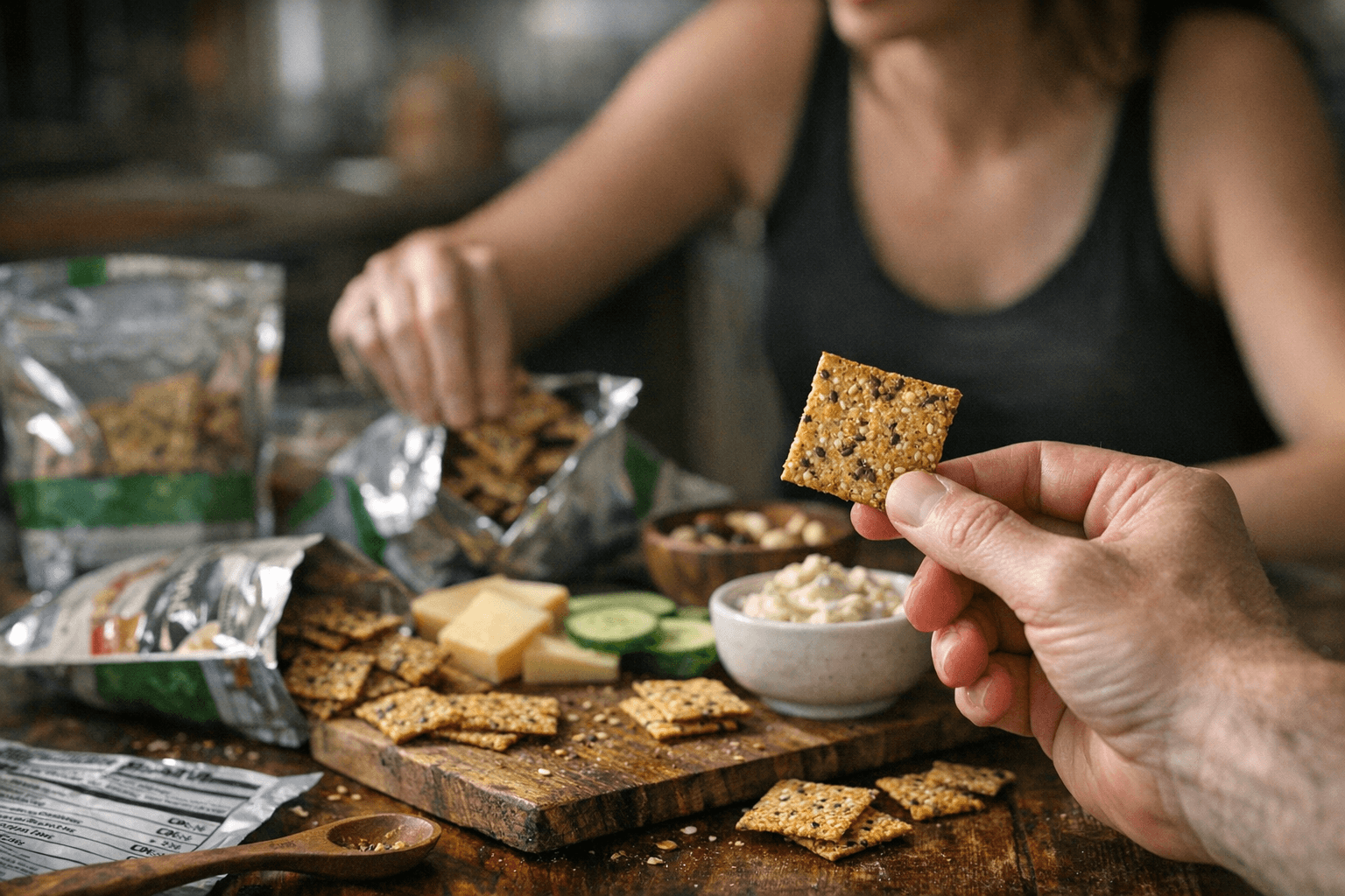 Keto crackers gain popularity as low-net-carb snack option expands
