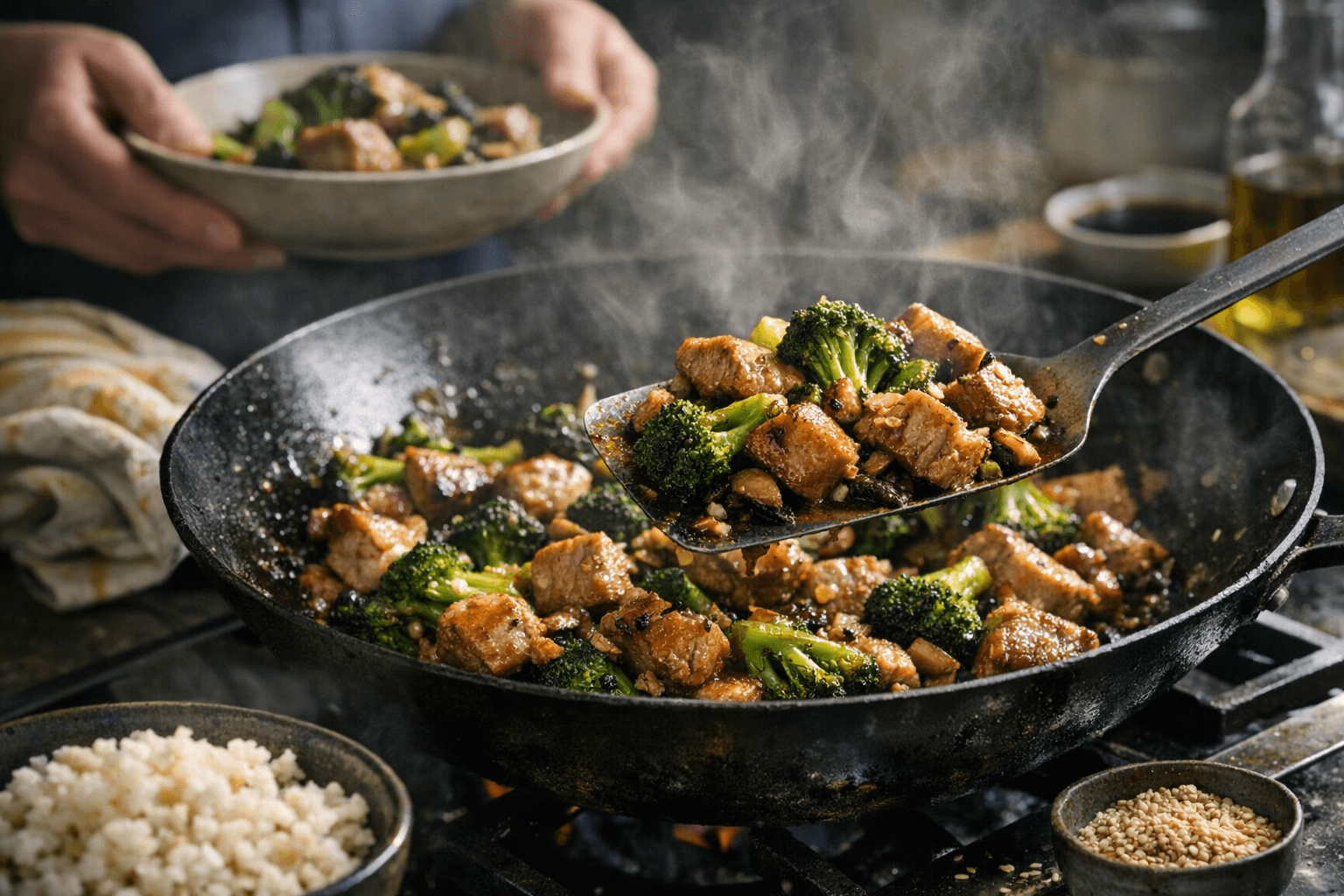 Keto Pork and Broccoli Stir Fry Delivers 3 Net Carbs