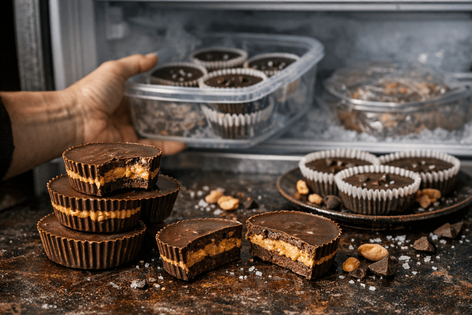 Allrecipes updates no-bake chocolate peanut-butter keto cups, 3 grams carbs