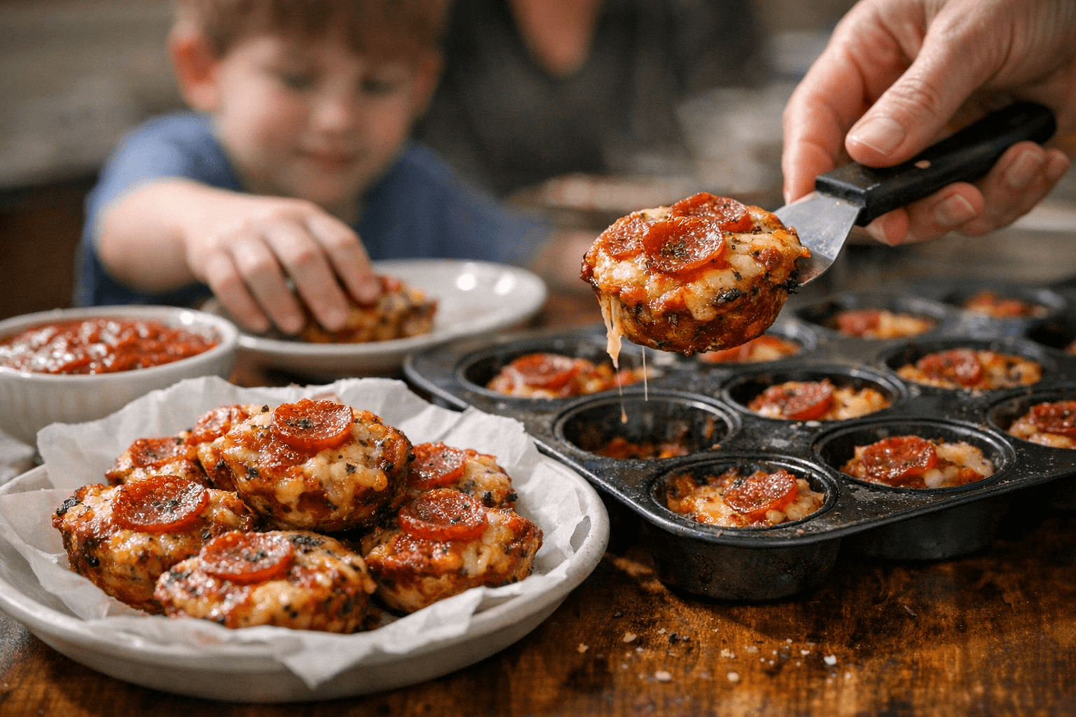 Keto Pepperoni Pizza Bites Deliver Crust-Free Flavor in 17 Minutes