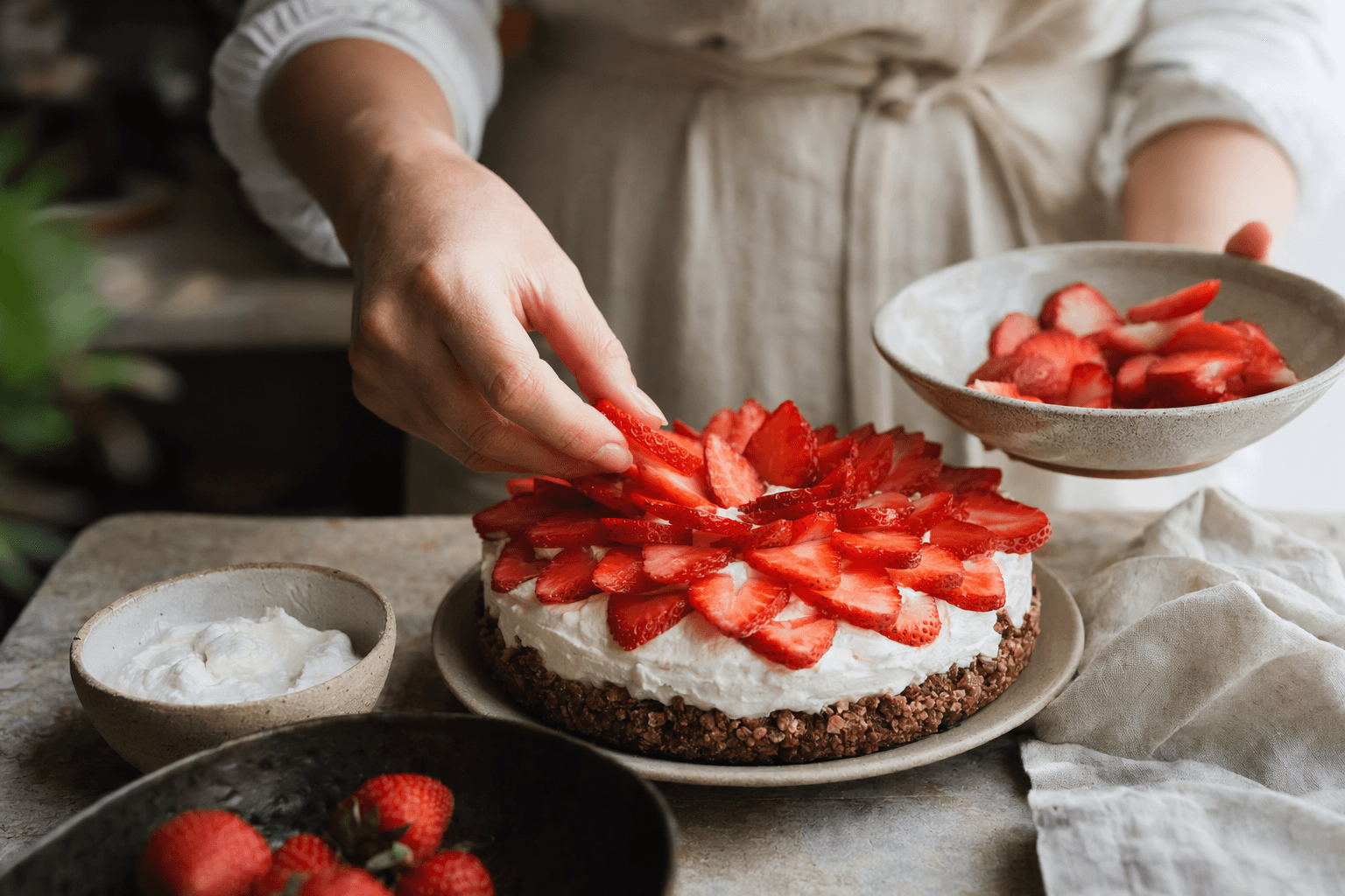 Keto strawberry desserts shine when berries are in season