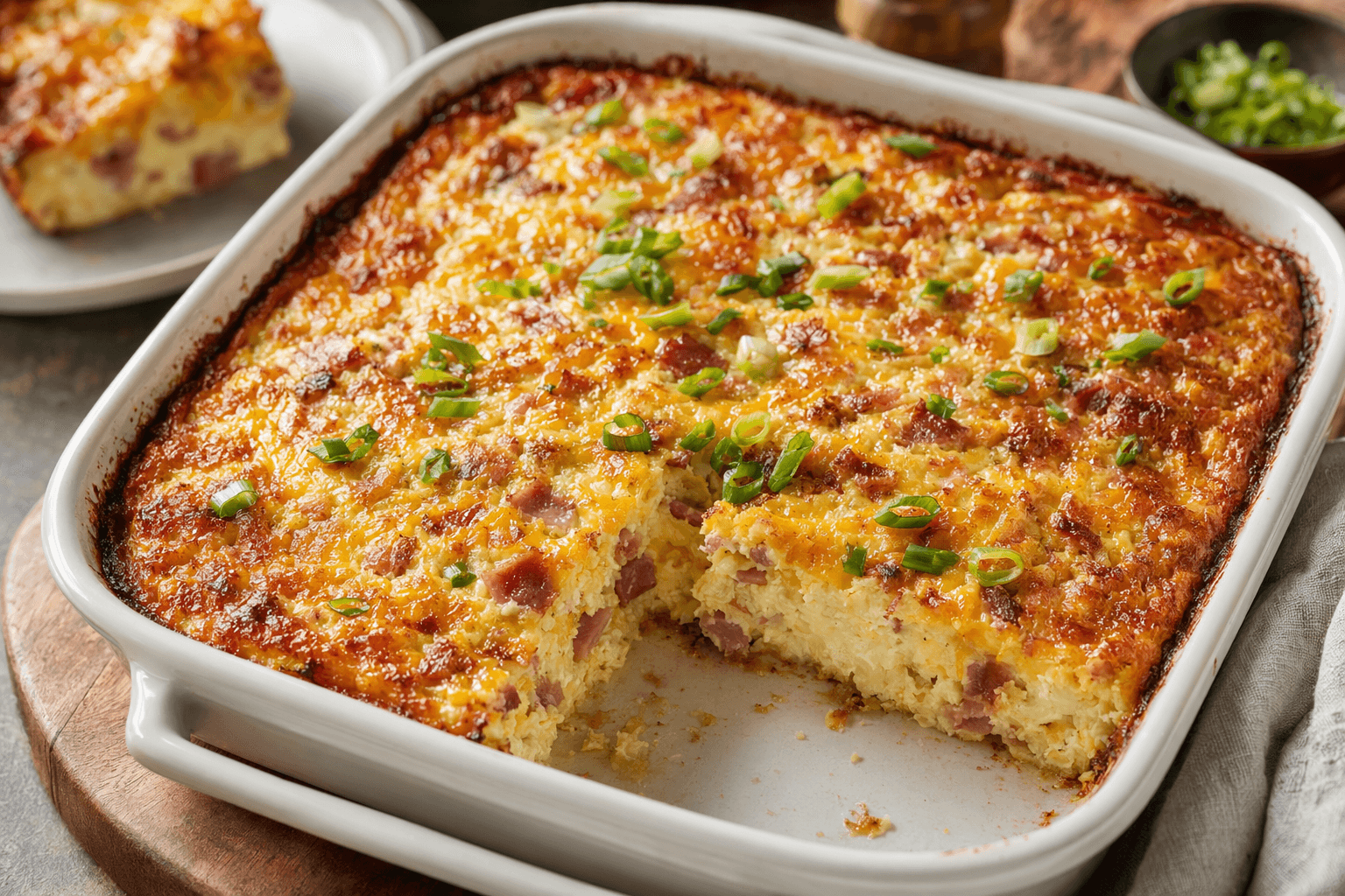 Keto cottage cheese breakfast bake makes busy mornings easier