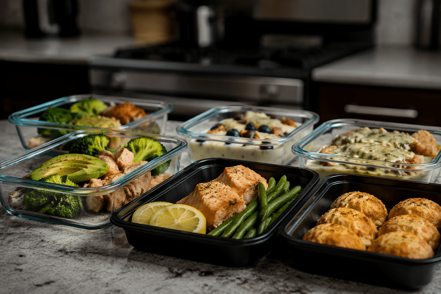 Keto meal prep works best when every container has a job