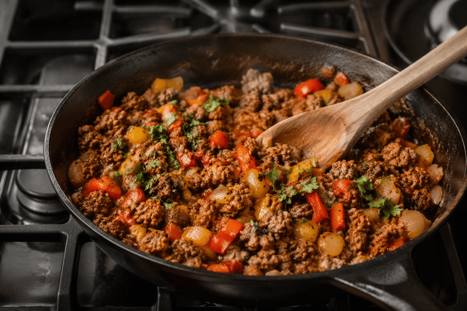 Quick low-carb ground beef skillet makes weeknight keto easy