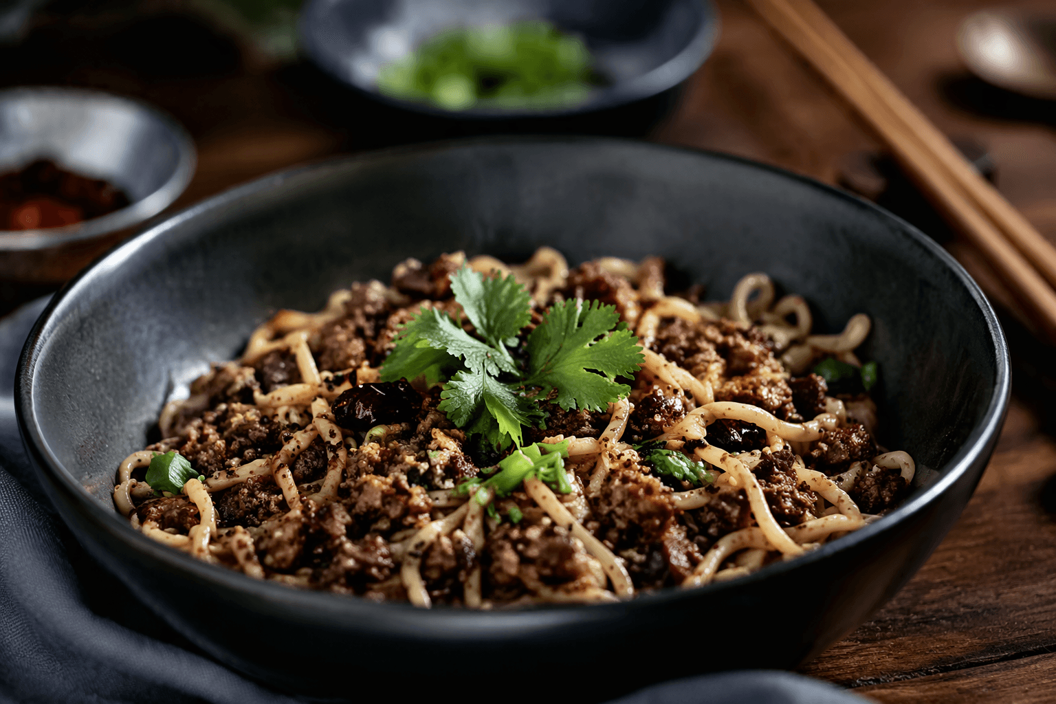 Keto spicy cumin lamb noodles deliver bold low-carb comfort