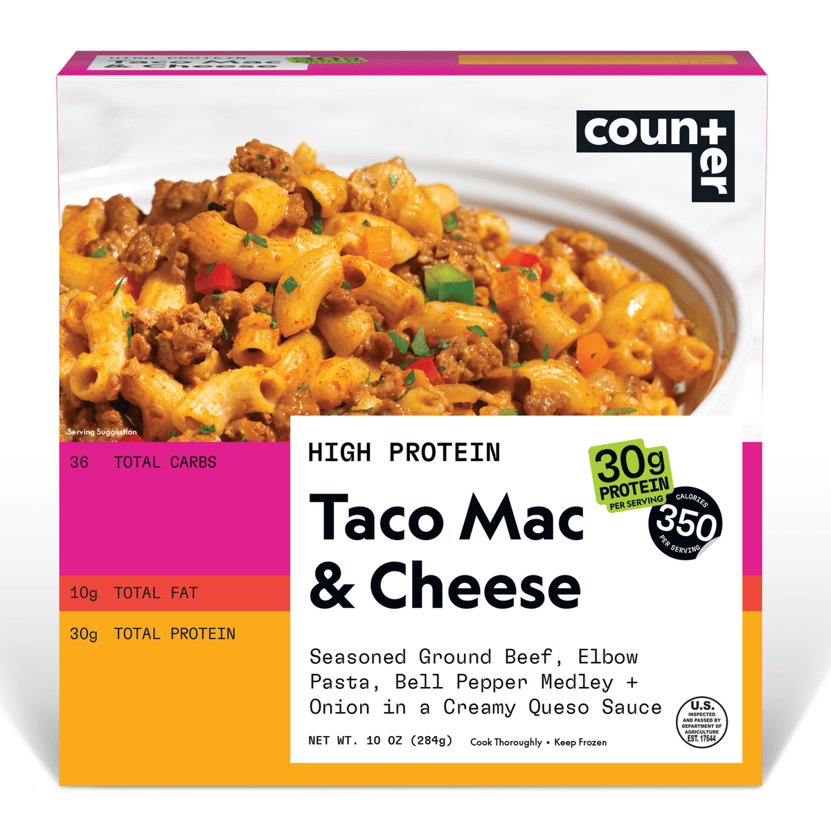 Counter ranks frozen keto meals by protein, not carb count