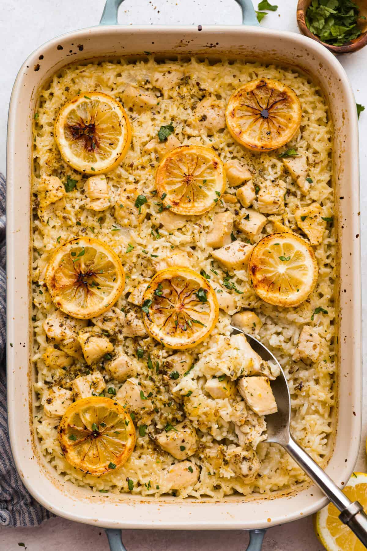 Lemon cream chicken and pancetta casserole keeps dinner keto-friendly